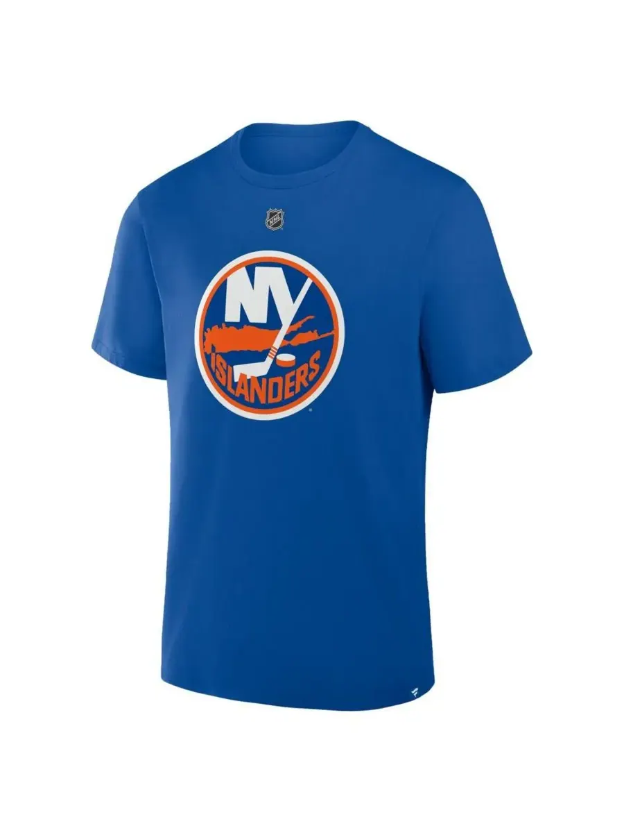 Мужская футболка с номером Ильи Сорокина, символика New York Islanders Fanatics — изображение 2 из 3, королевский
