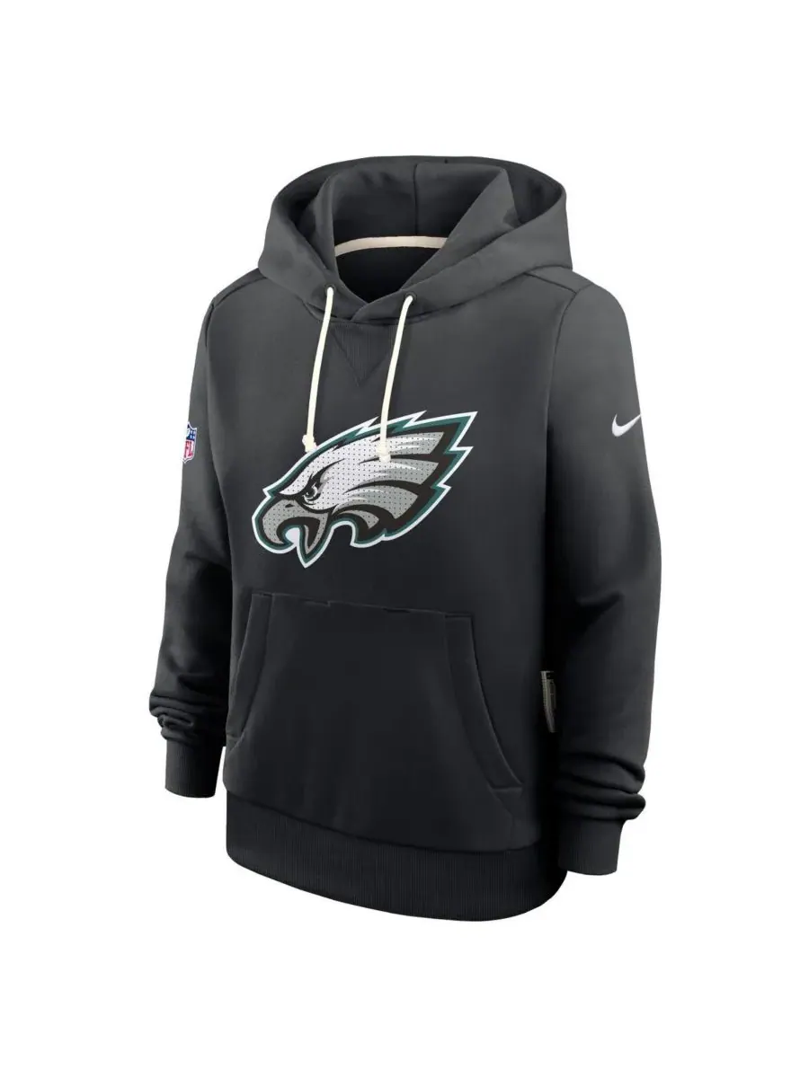 Nike Женская черная толстовка Philadelphia Eagles Sideline Standard Issue Initial Home Dri-FIT — изображение 1 из 4, черный