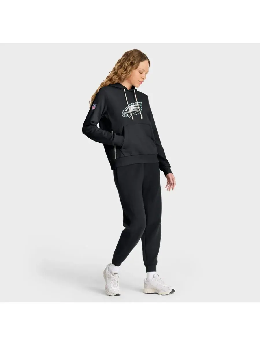 Nike Женская черная толстовка Philadelphia Eagles Sideline Standard Issue Initial Home Dri-FIT — изображение 3 из 4, черный