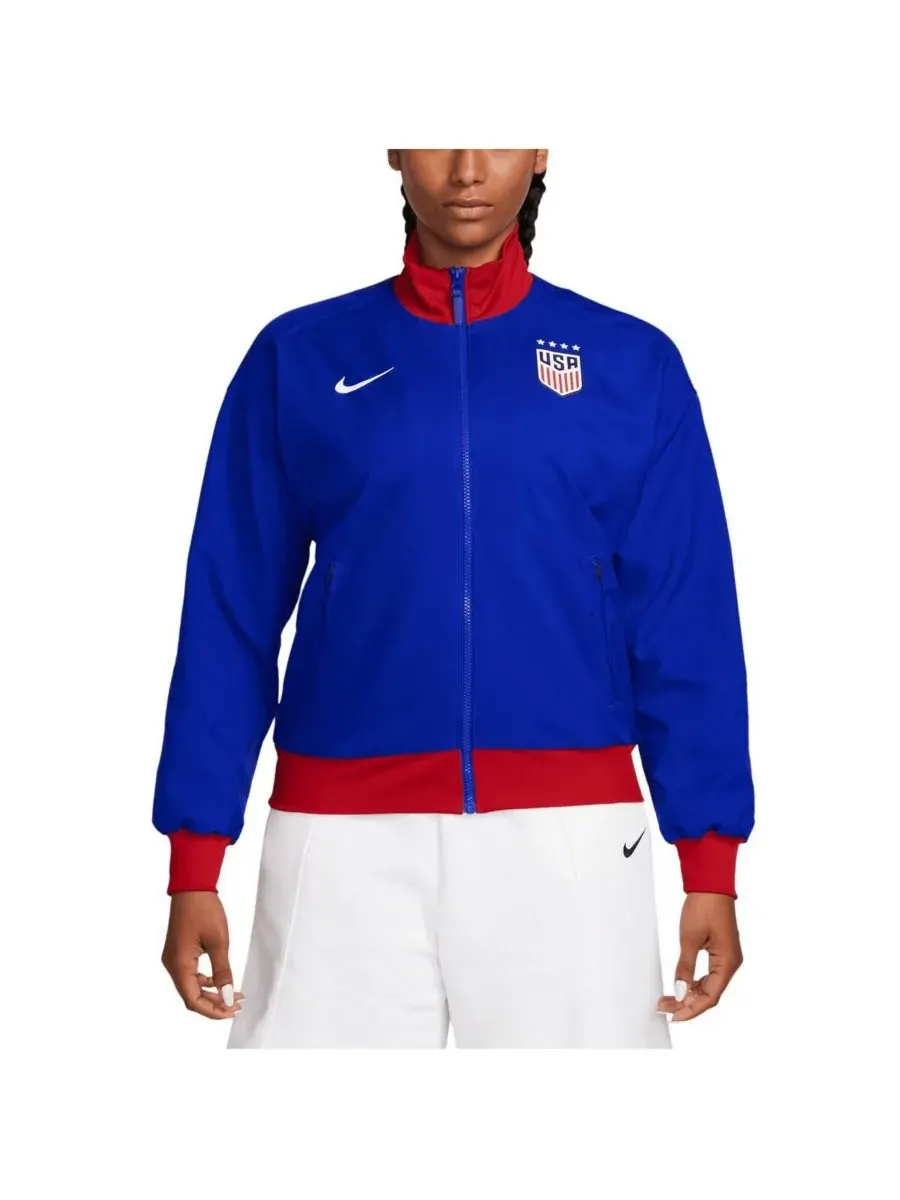 Женская королевская куртка USWNT 224 Strike Anthem на молнии Nike — изображение 1 из 2, королевский