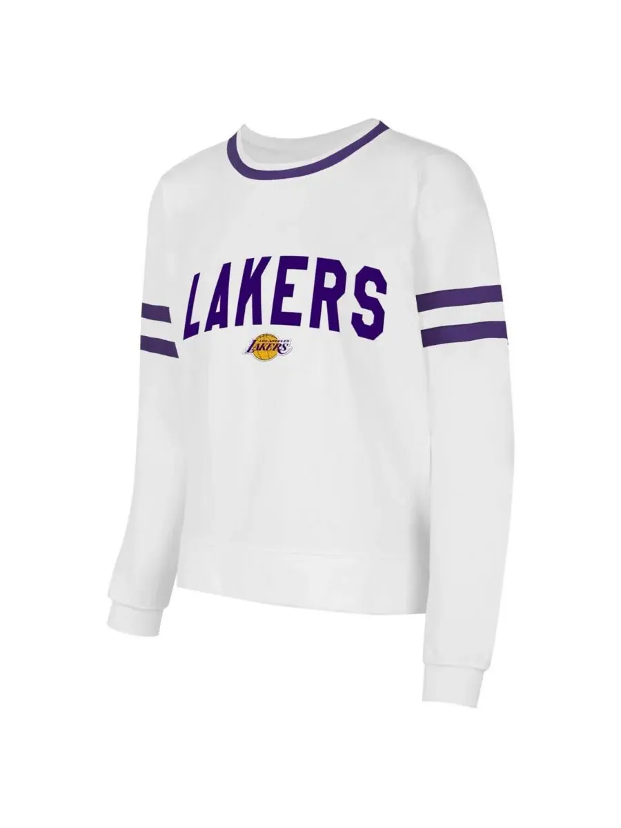 Concepts Sport Женская белая толстовка Los Angeles Lakers Borough — изображение 3 из 3, белый