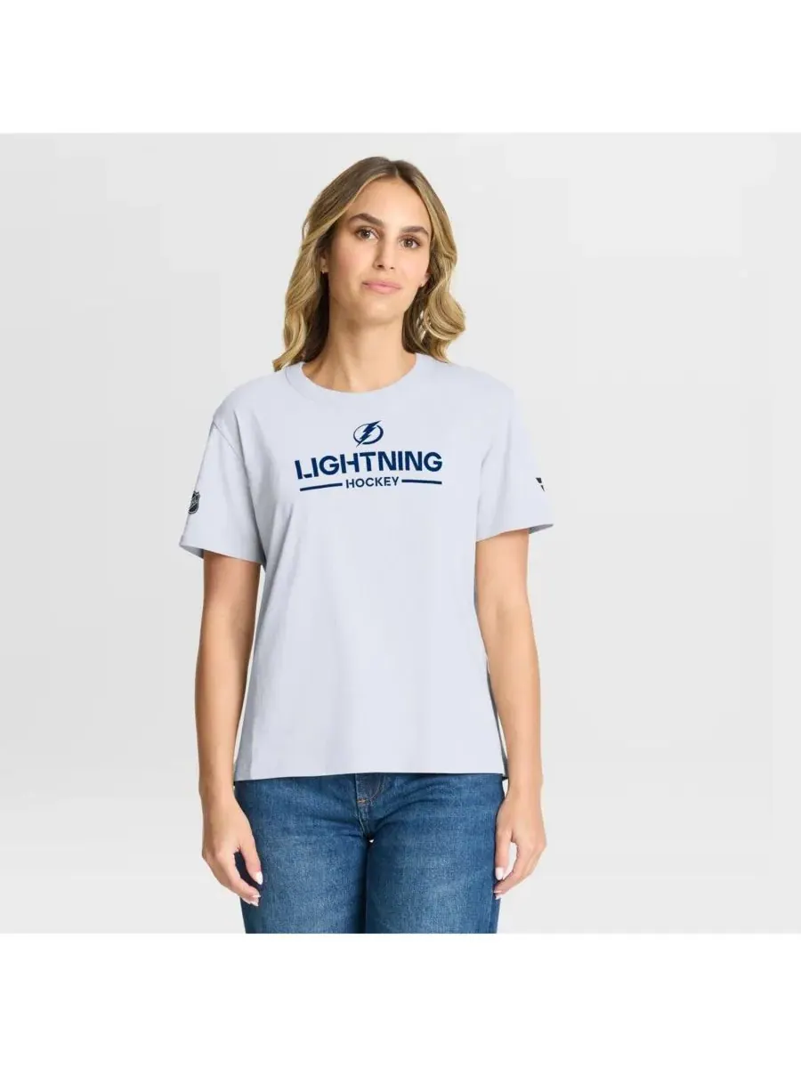 Fanatics Женская белая футболка Tampa Bay Lightning Authentic Pro Primary — изображение 1 из 3, белый