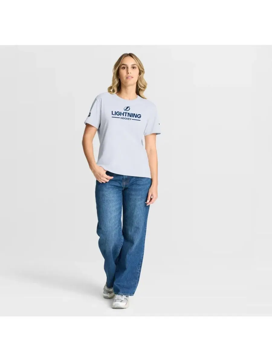 Fanatics Женская белая футболка Tampa Bay Lightning Authentic Pro Primary — изображение 3 из 3, белый