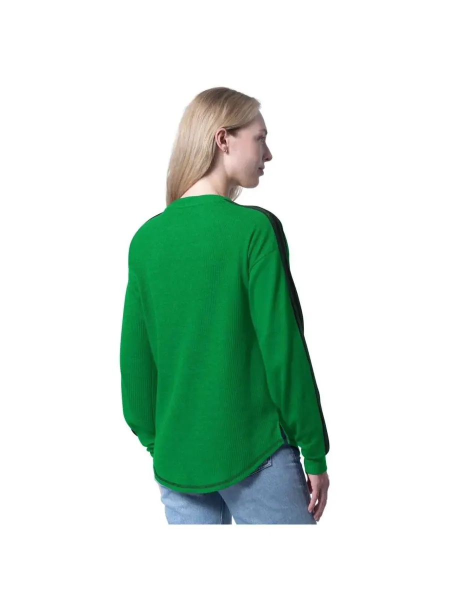 G-III 4Her by Carl Banks Женская футболка с длинным рукавом "Bost Celtics Advantage Tri-Blend" — изображение 2 из 2, зеленый