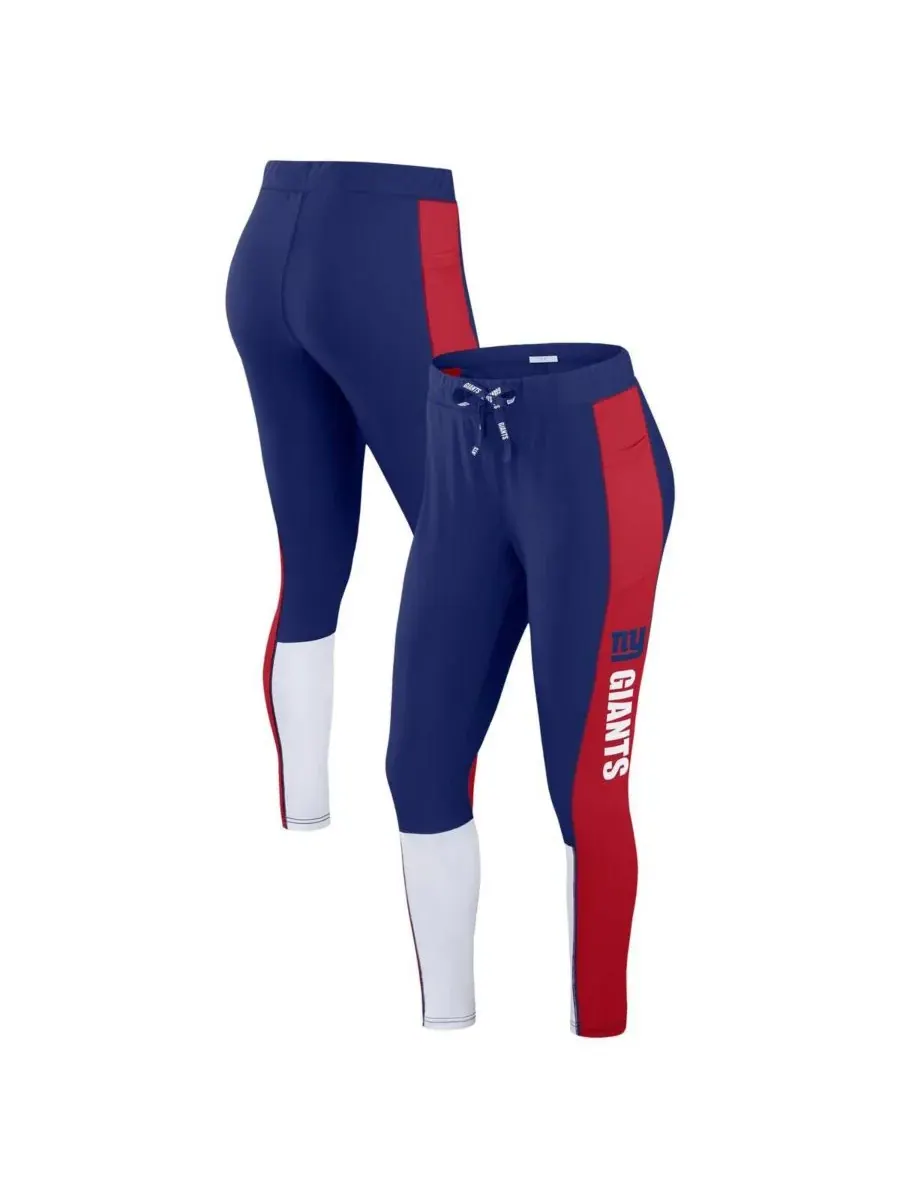 WEAR by Erin Andrews Женские леггинсы New York Giants в красно-синей расцветке с цветовыми блоками — изображение 1 из 3