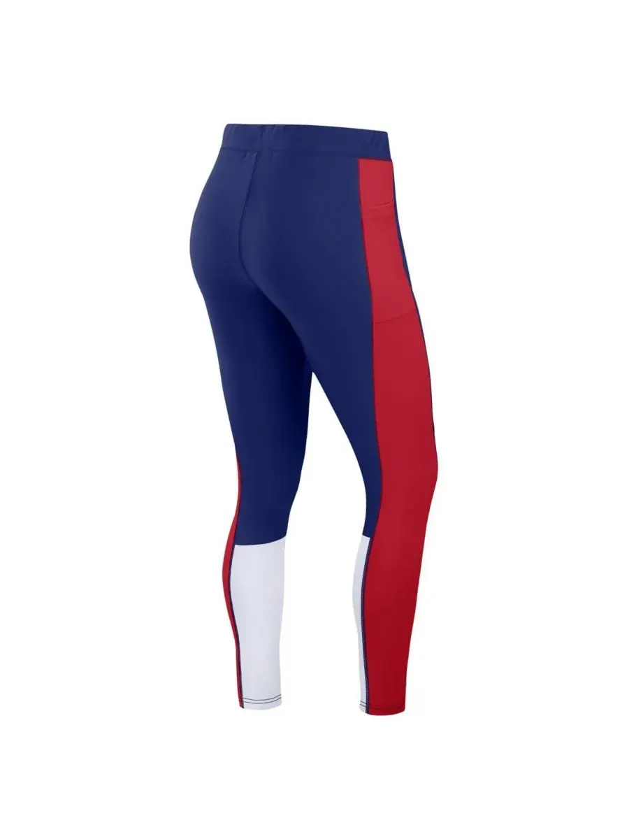 WEAR by Erin Andrews Женские леггинсы New York Giants в красно-синей расцветке с цветовыми блоками — изображение 2 из 3