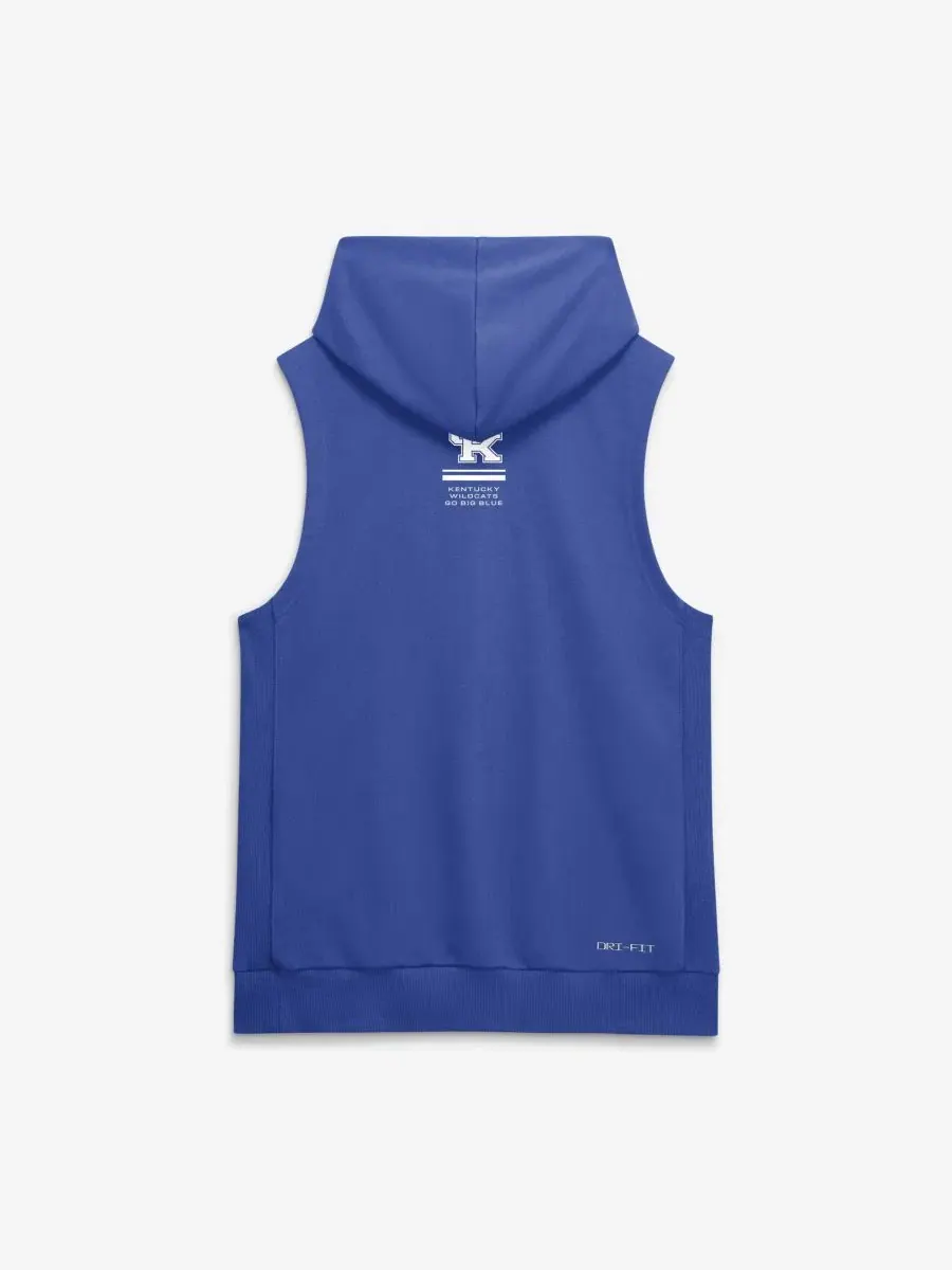 Безрукавный худи с капюшоном Nike Kentucky Wildcats 2026 Sideline Dri-FIT — изображение 3 из 5, королевский