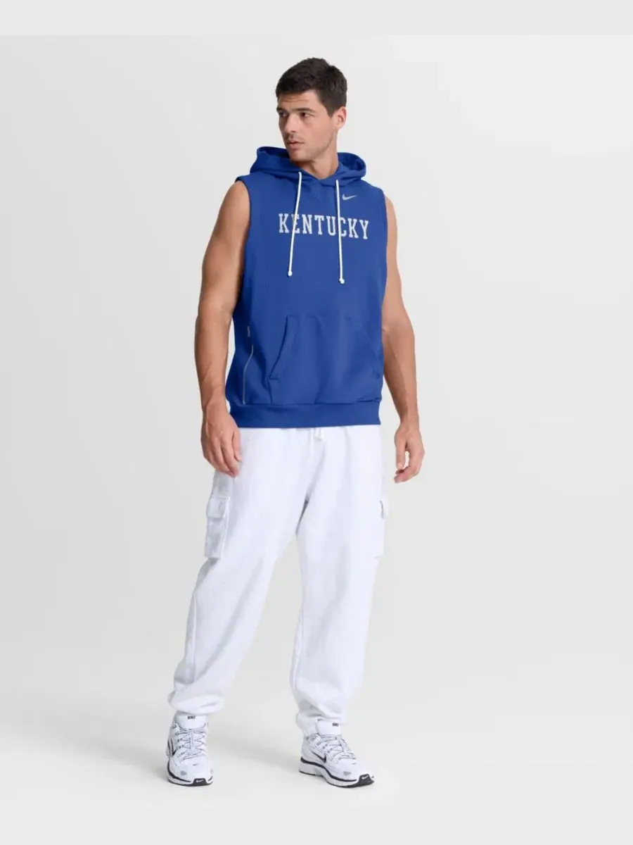 Безрукавный худи с капюшоном Nike Kentucky Wildcats 2026 Sideline Dri-FIT — изображение 5 из 5, королевский