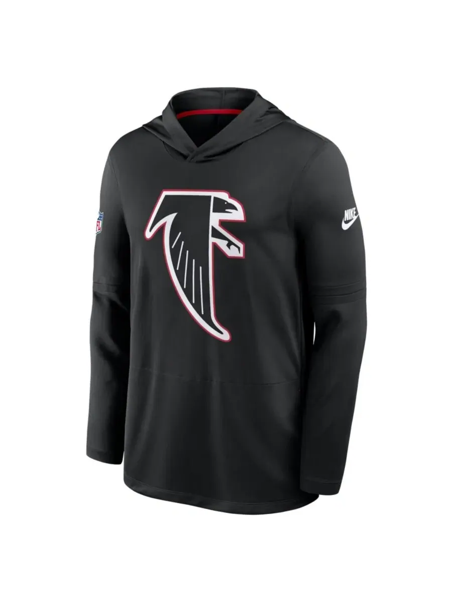 Футболка с капюшоном и длинным рукавом Nike Sideline Dri-FIT — изображение 2 из 4, черный