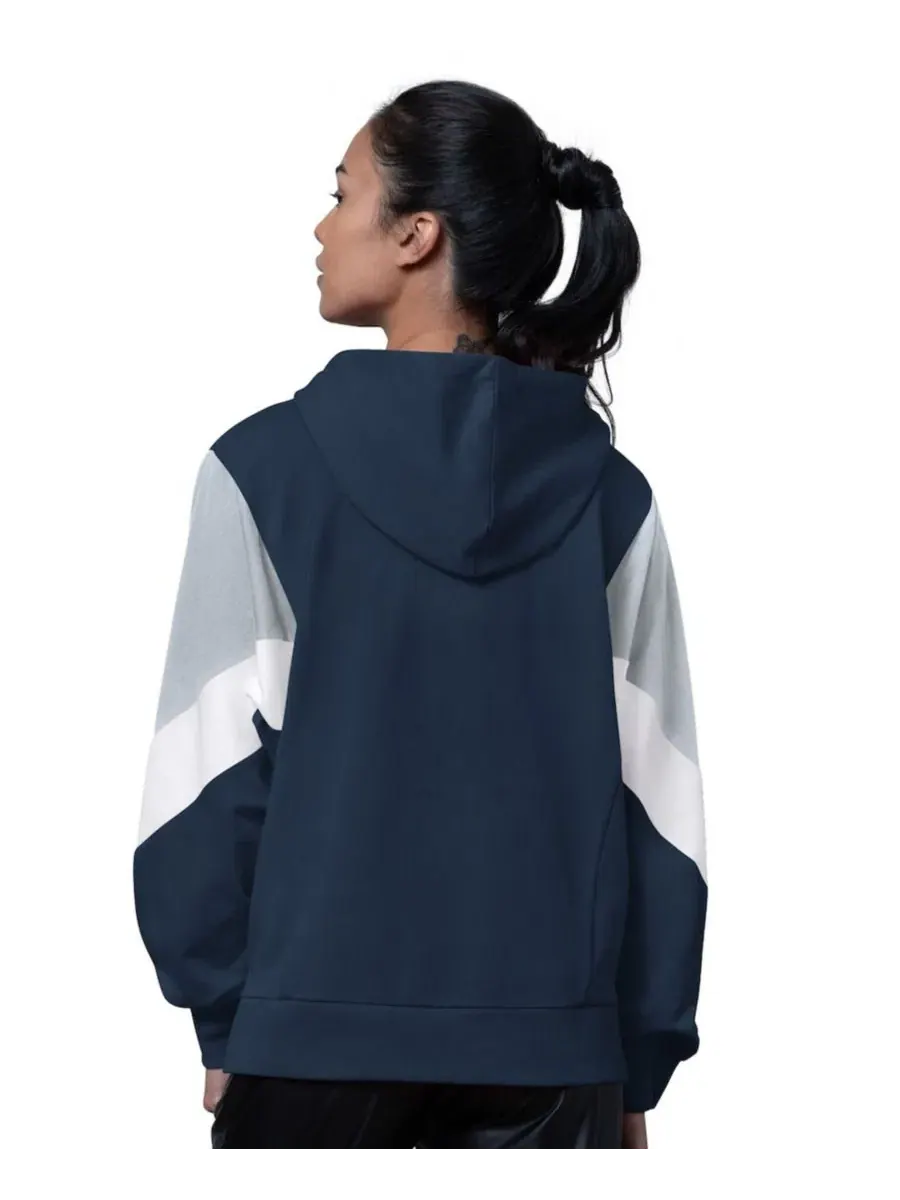 Женский пуловер-худи с принтом New York Yankees Scrimmage Pullover Starter — изображение 2 из 2, темно-синий