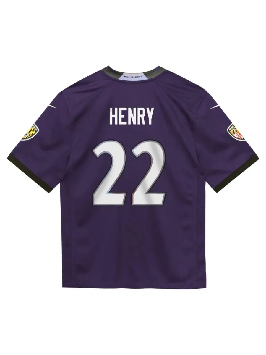 Детский игровой джерси Derrick Henry Baltimore Ravens Nike — изображение 3 из 3, нет цвета