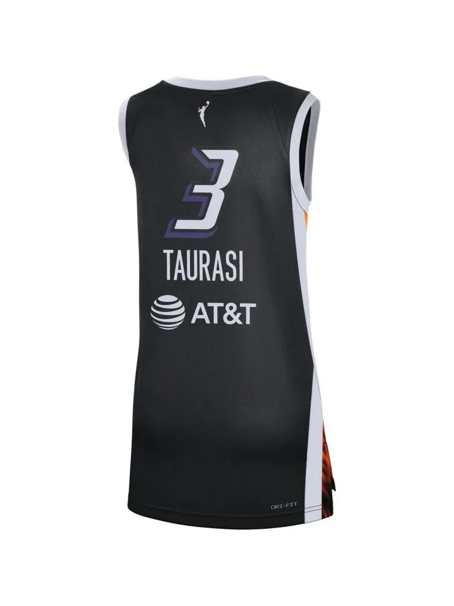 Nike Женская черная футболка Дианы Таурази Phoenix Mercury 2021 Rebel Edition Victory Player Jersey — изображение 2 из 3