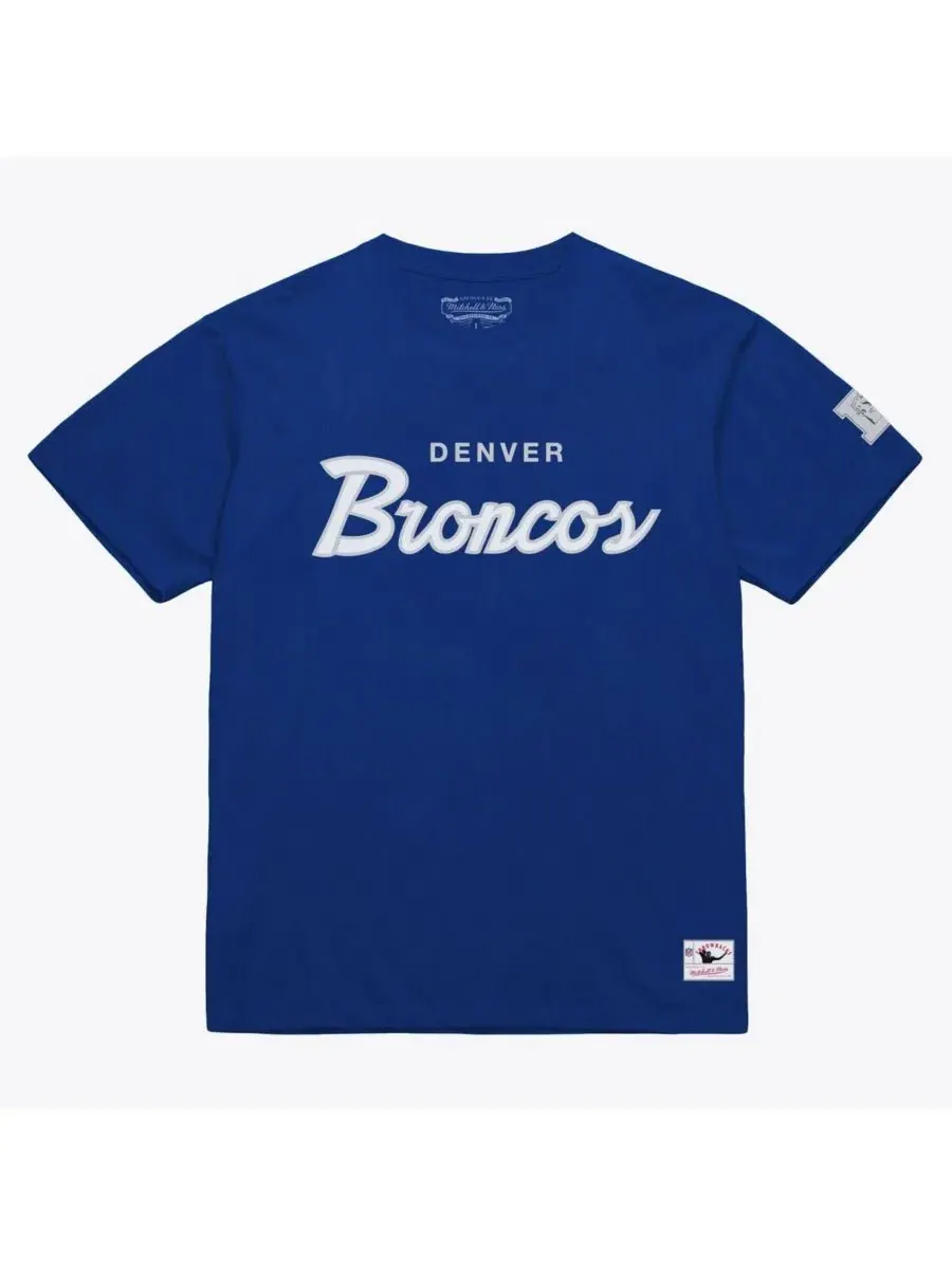 Футболка с принтом Head Coach Classic Mitchell & Ness — изображение 1 из 2, королевский