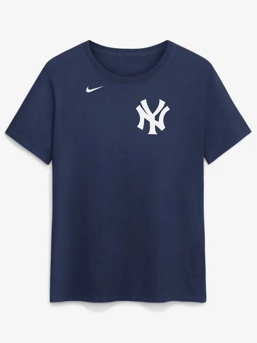 Футболка с принтом Wordmark Nike — изображение 2 из 5, темно-синий