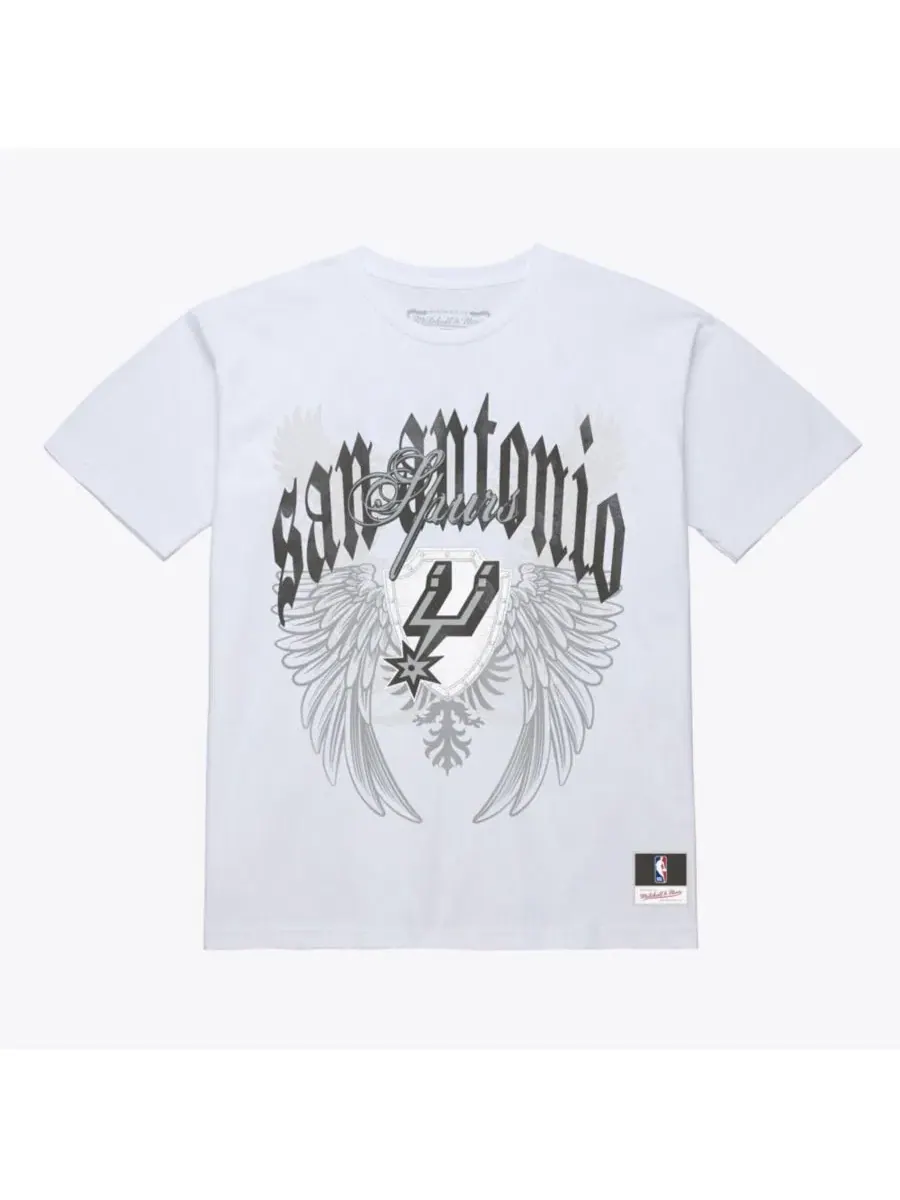 Футболка с длинным рукавом Old English Classic Mitchell & Ness — изображение 1 из 4, белый