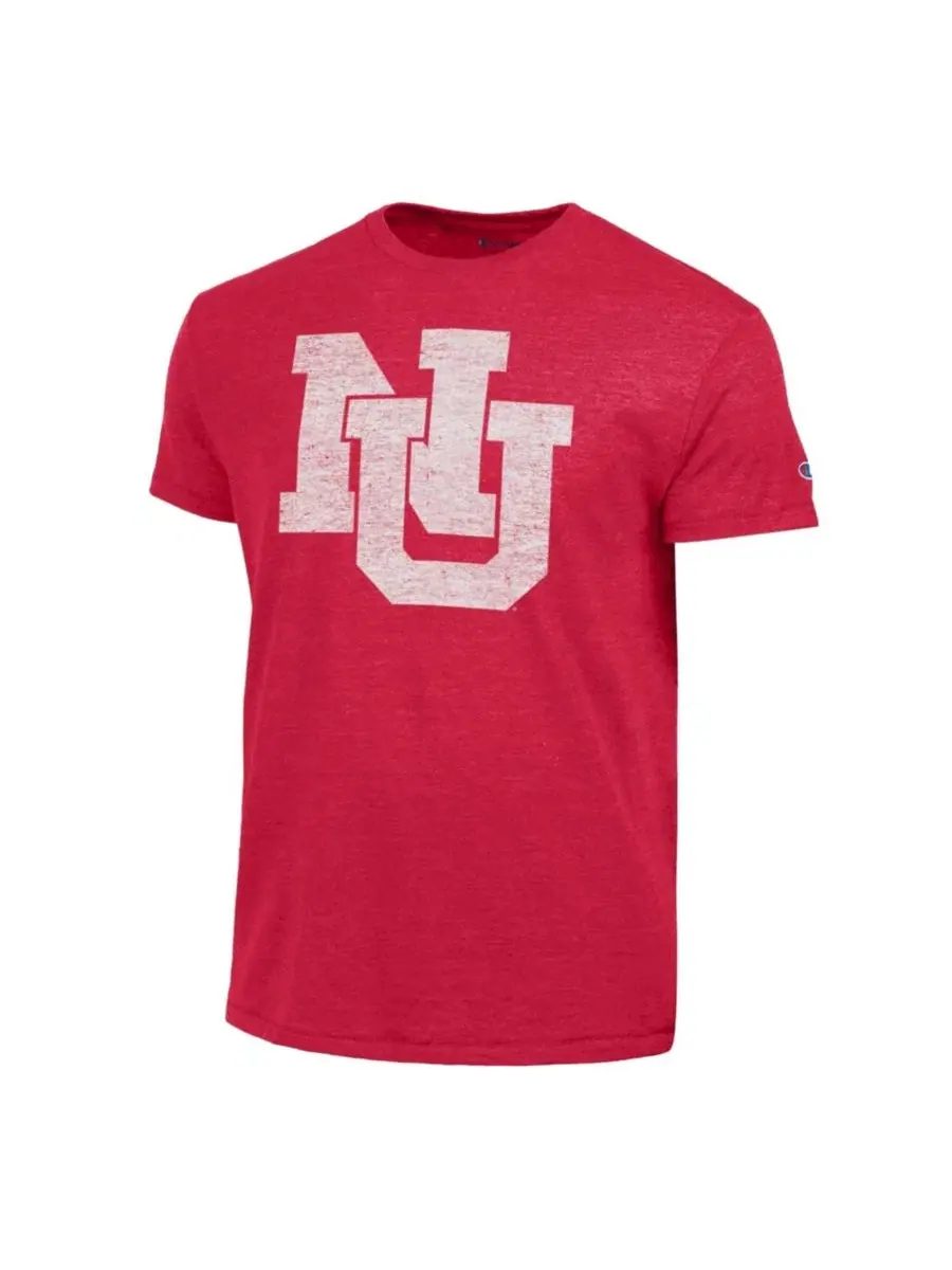 Футболка с принтом Nebraska Huskers Vintage Triumph Tri-Blend Champion — изображение 2 из 3, алый