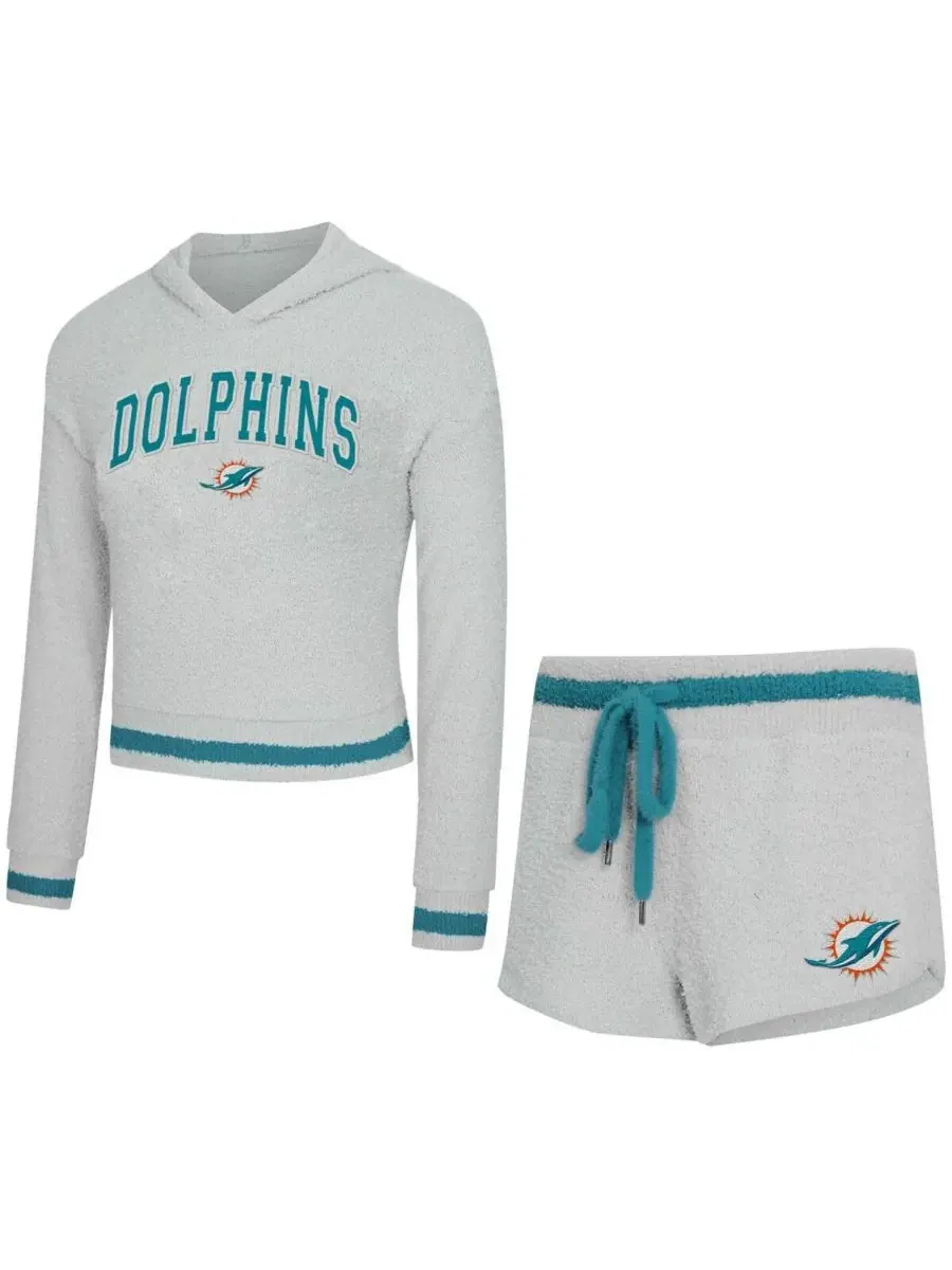 Concepts Sport Женский комплект из двух предметов: серая толстовка с длинными рукавами Whitley с — изображение 1 из 3, серый