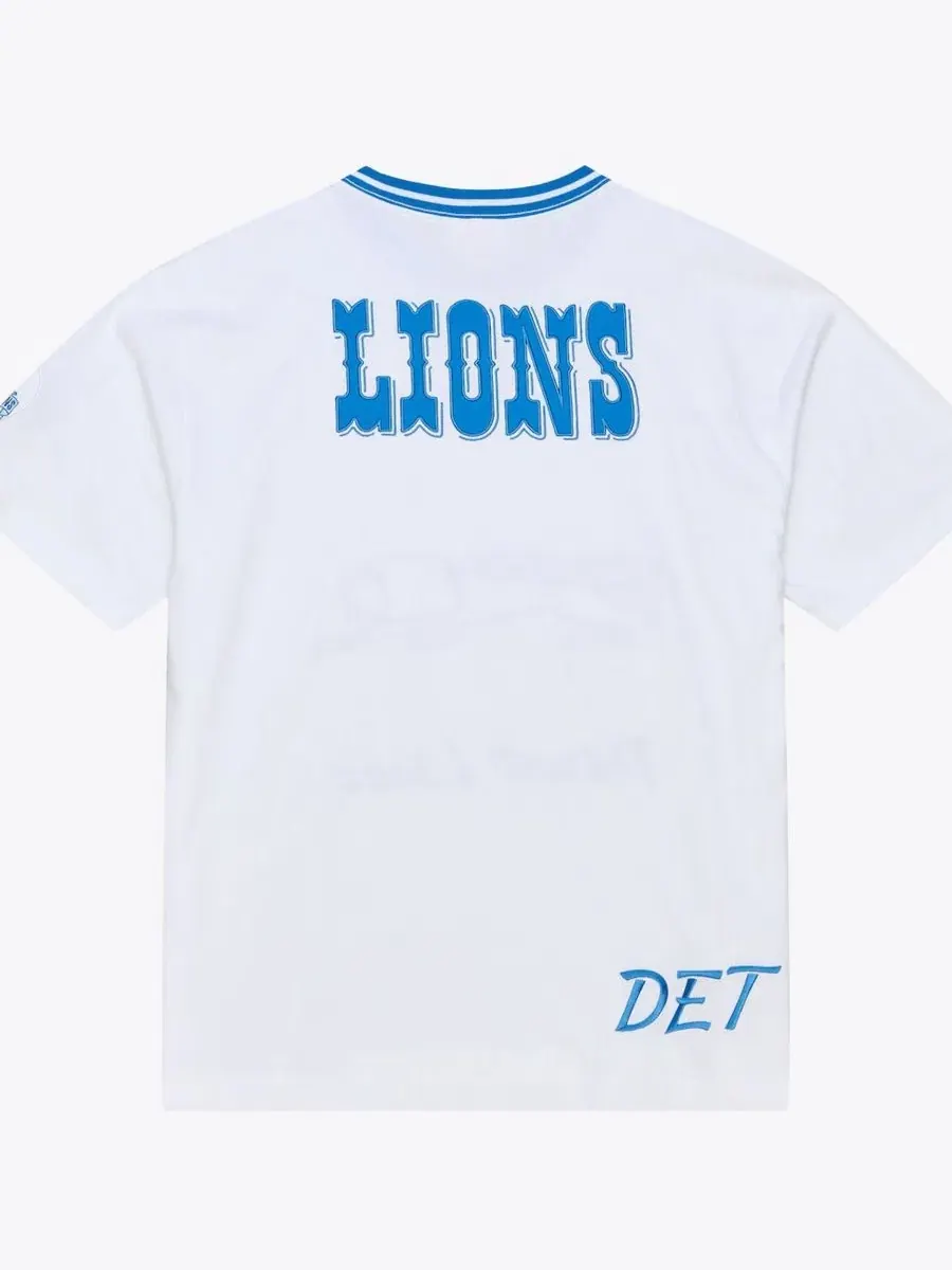 Футболка с коротким рукавом с принтом Detroit Lions Arctic Mitchell & Ness — изображение 5 из 5, белый