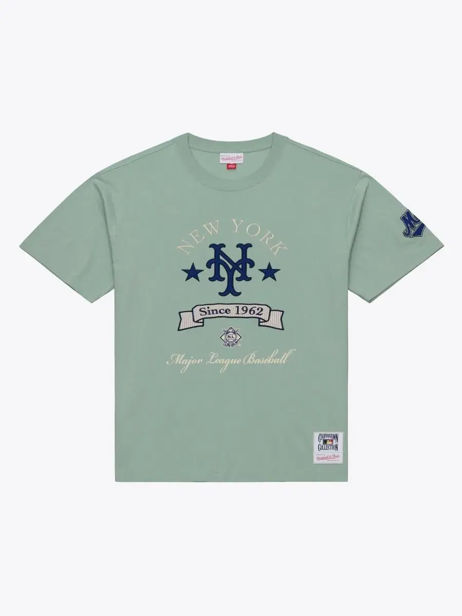 Футболка с вышивкой Yacht Rock Mitchell & Ness — изображение 1 из 5, зеленый
