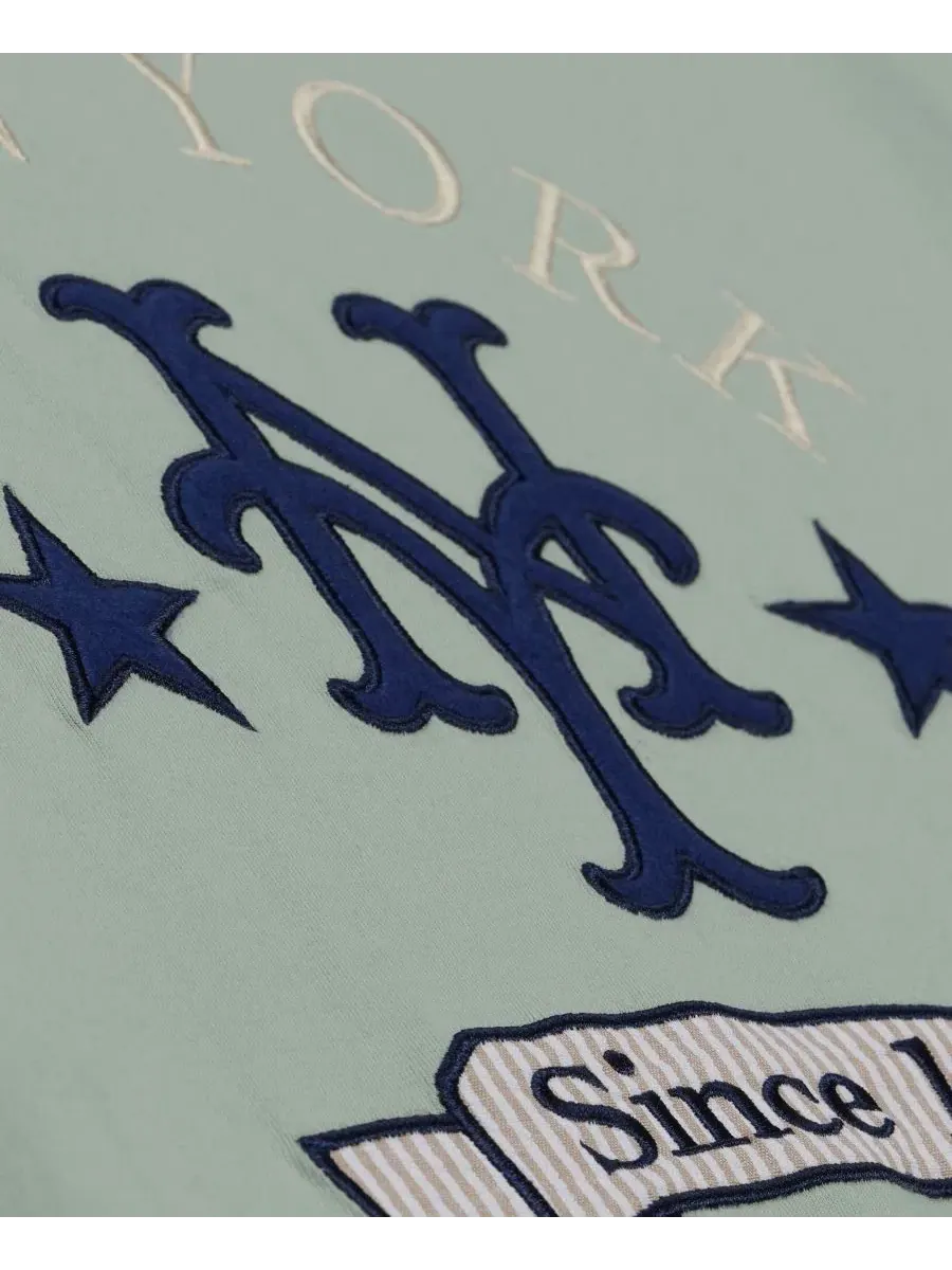 Футболка с вышивкой Yacht Rock Mitchell & Ness — изображение 5 из 5, зеленый