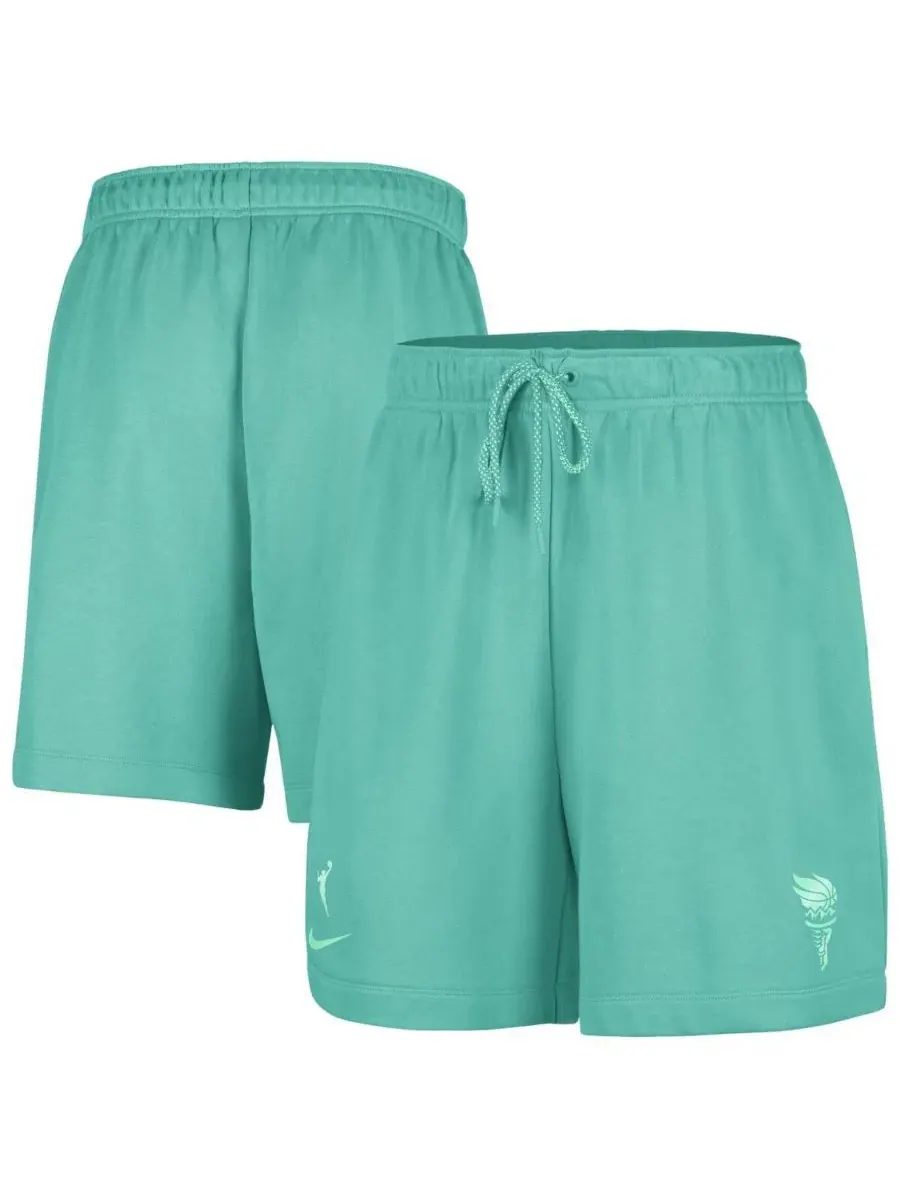 Шорты Nike с флисовой подкладкой, с технологией Dri-FIT, New York Liberty — изображение 1 из 3, мята