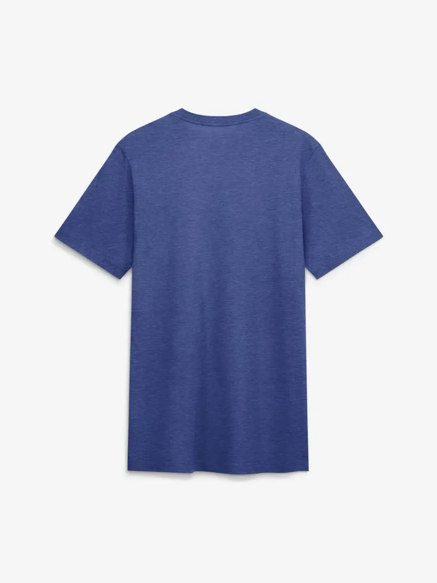 Футболка с принтом Cooperstown Logo Tri-Blend Nike — изображение 3 из 5, синий