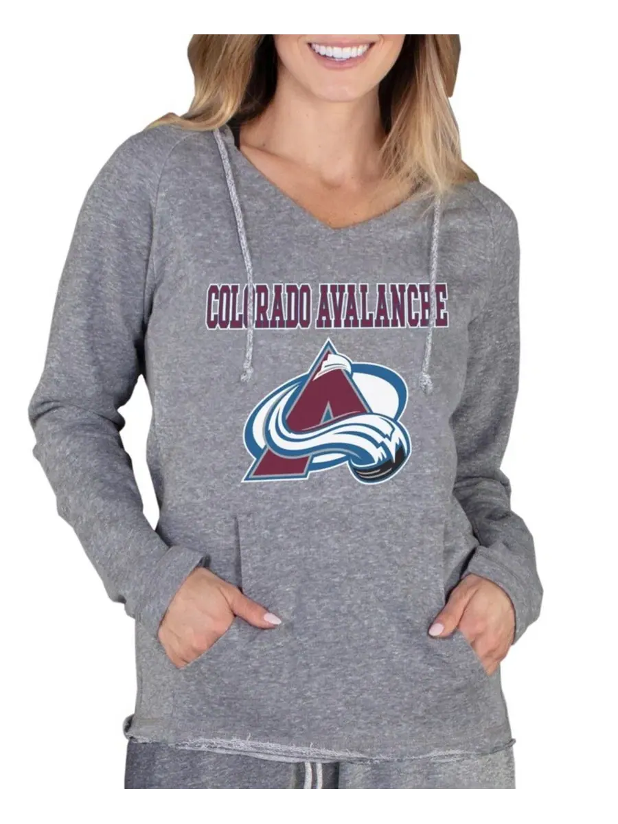 Худи с капюшоном с принтом Colorado Avalanche Concepts Sport — изображение 1 из 1, серый