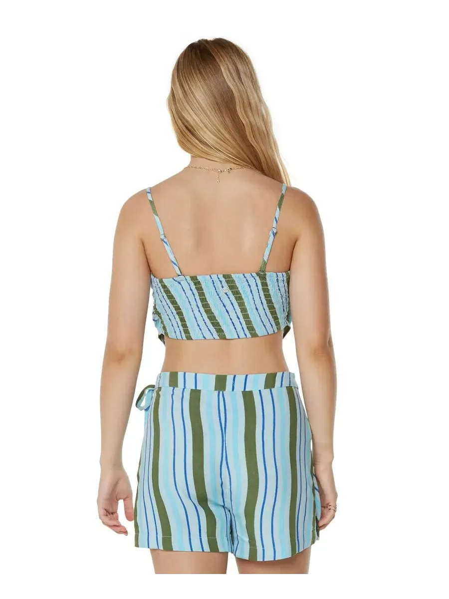 Полосатая бандана Wild At Heart для подростков Roxy, Stratosphere Wavy Lady Stripe — изображение 3 из 4