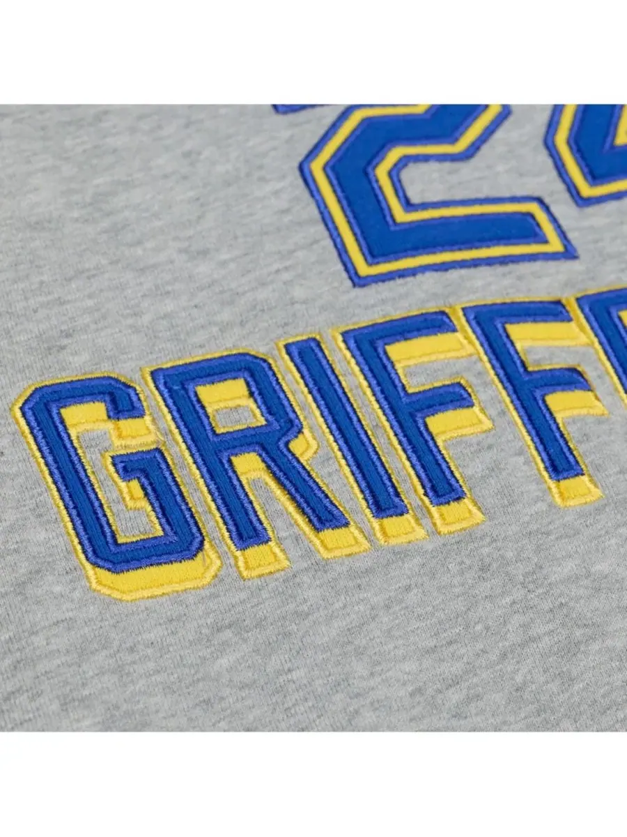 Футболка с принтом Ken Griffey Jr. Player Collection Mitchell & Ness — изображение 5 из 5, серый