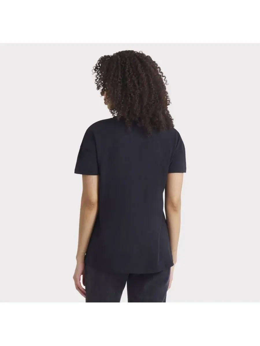 Nike Женская черная футболка Miami Marlins 2025 City Connect Flowy Fashion Tri-Blend Performance — изображение 2 из 3, черный