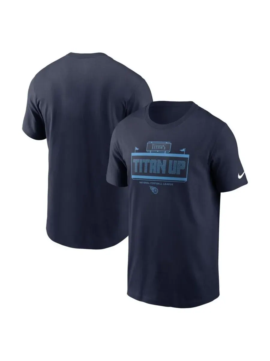 Nike Мужская темно-синяя футболка Tennessee Titans Primetime Local Essential — изображение 1 из 3, темно-синий