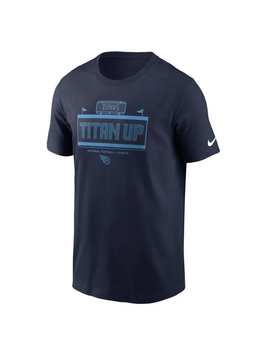 Nike Мужская темно-синяя футболка Tennessee Titans Primetime Local Essential — изображение 2 из 3, темно-синий