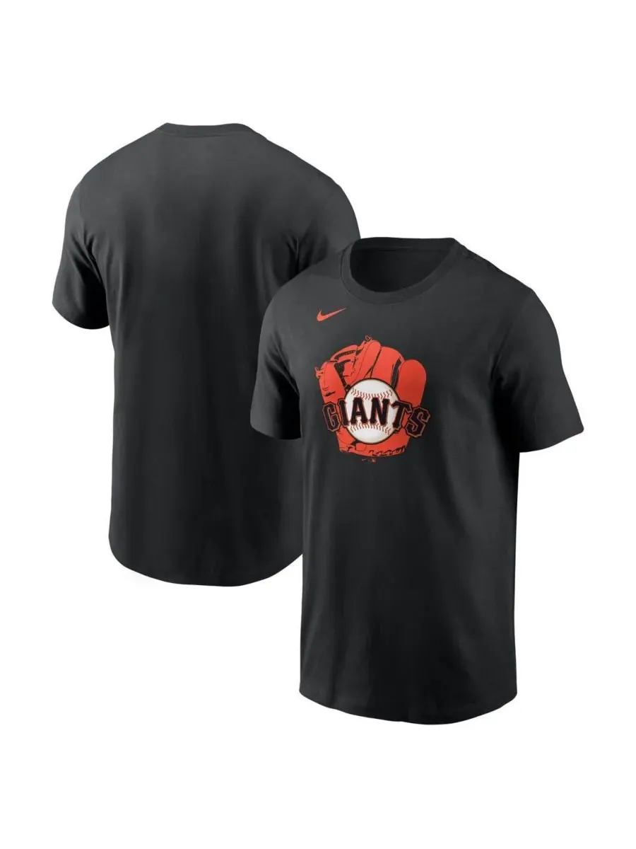 Nike Мужская черная футболка San Francisco Giants с надписью "Local Hometown" — изображение 1 из 3, черный