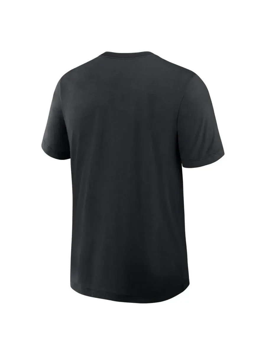 Nike Мужская черная футболка Cincinnati Reds Authentic Collection Early Work Tri-Blend Dri-FIT — изображение 3 из 3, черный