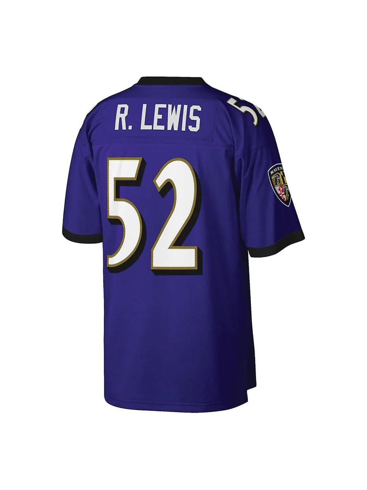 Мужская футболка Ray Lewis Purple Baltimore Ravens Big and Tall 2000, реплика вышедшего на пенсию — изображение 2 из 3
