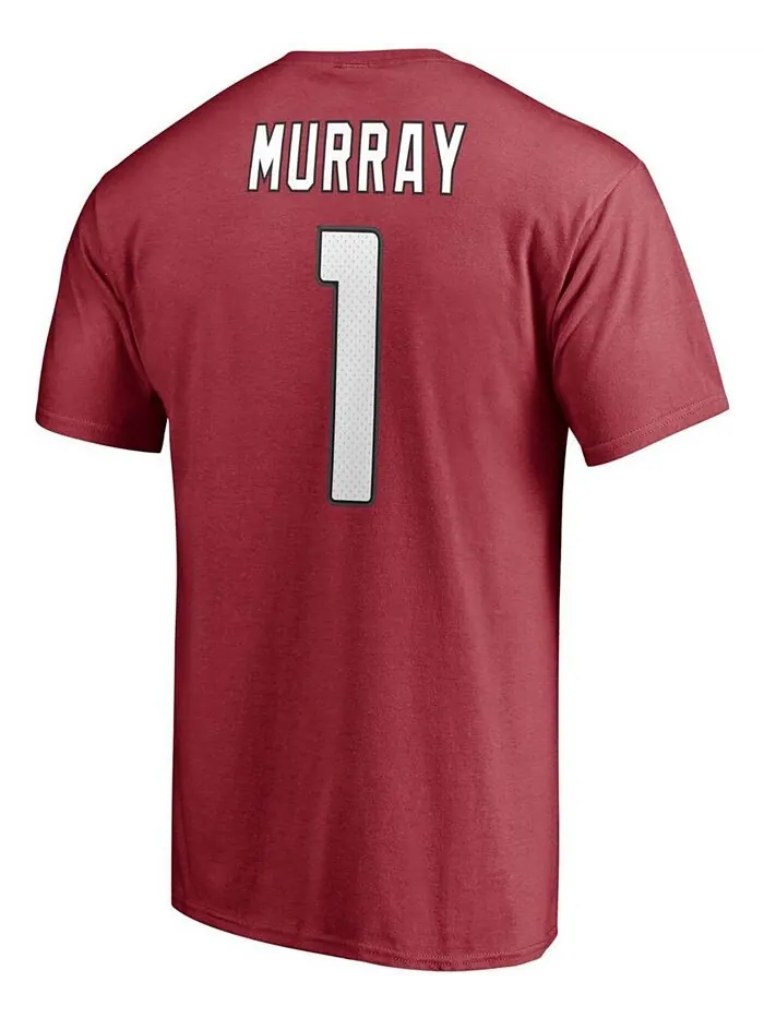 Мужская футболка с именем и номером игрока Kyler Murray Cardinal Arizona Cardinals Fanatics — изображение 3 из 3, красный