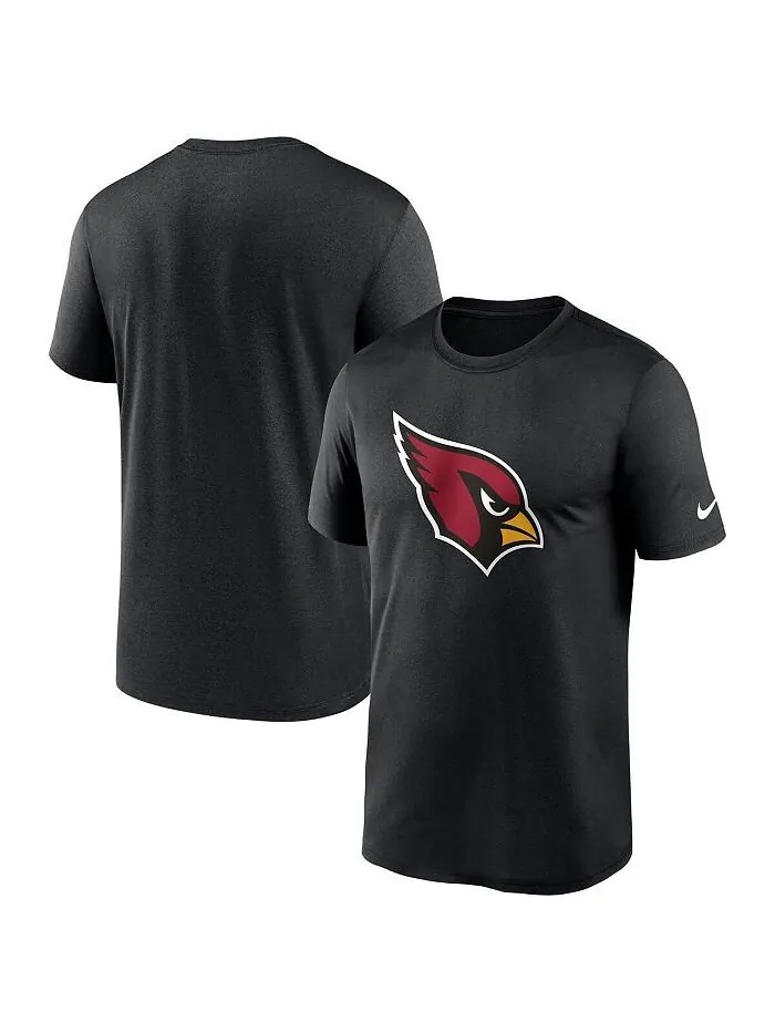 Мужская черная футболка с логотипом Arizona Cardinals Legend Performance Nike — изображение 1 из 3, черный