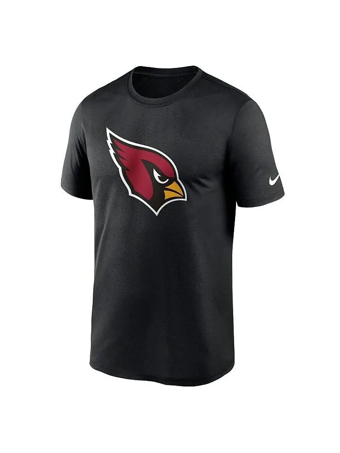 Мужская черная футболка с логотипом Arizona Cardinals Legend Performance Nike — изображение 2 из 3, черный