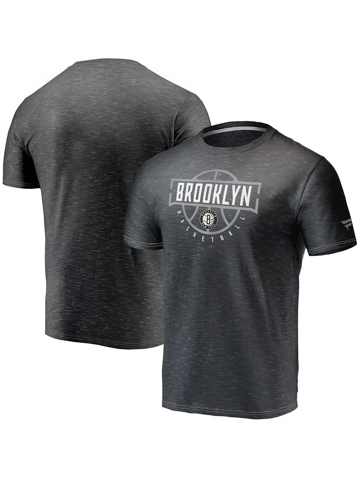 Мужская темно-серая футболка brooklyn nets give-n-go Fanatics — изображение 1 из 3, темно-серый