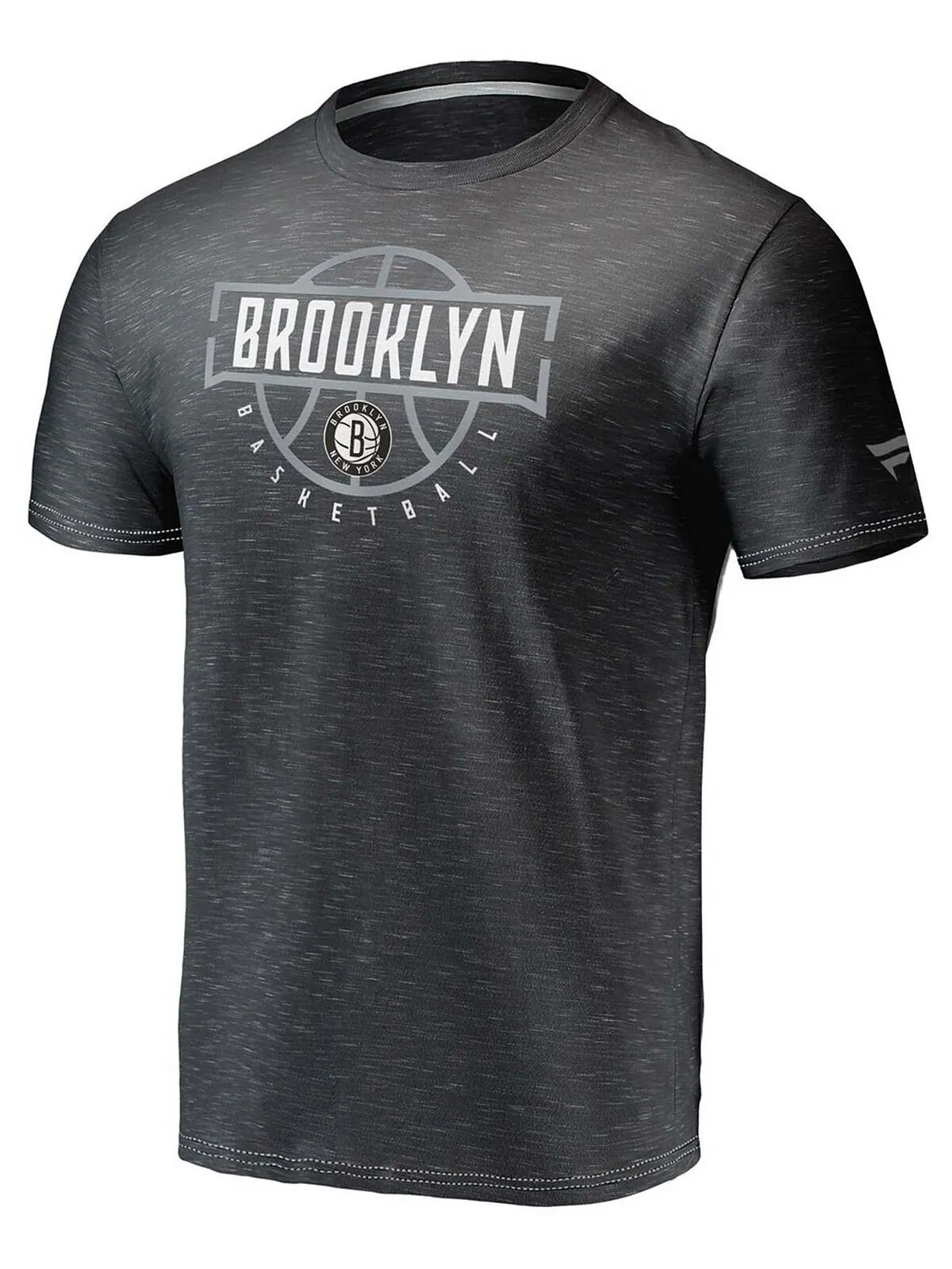 Мужская темно-серая футболка brooklyn nets give-n-go Fanatics — изображение 3 из 3, темно-серый