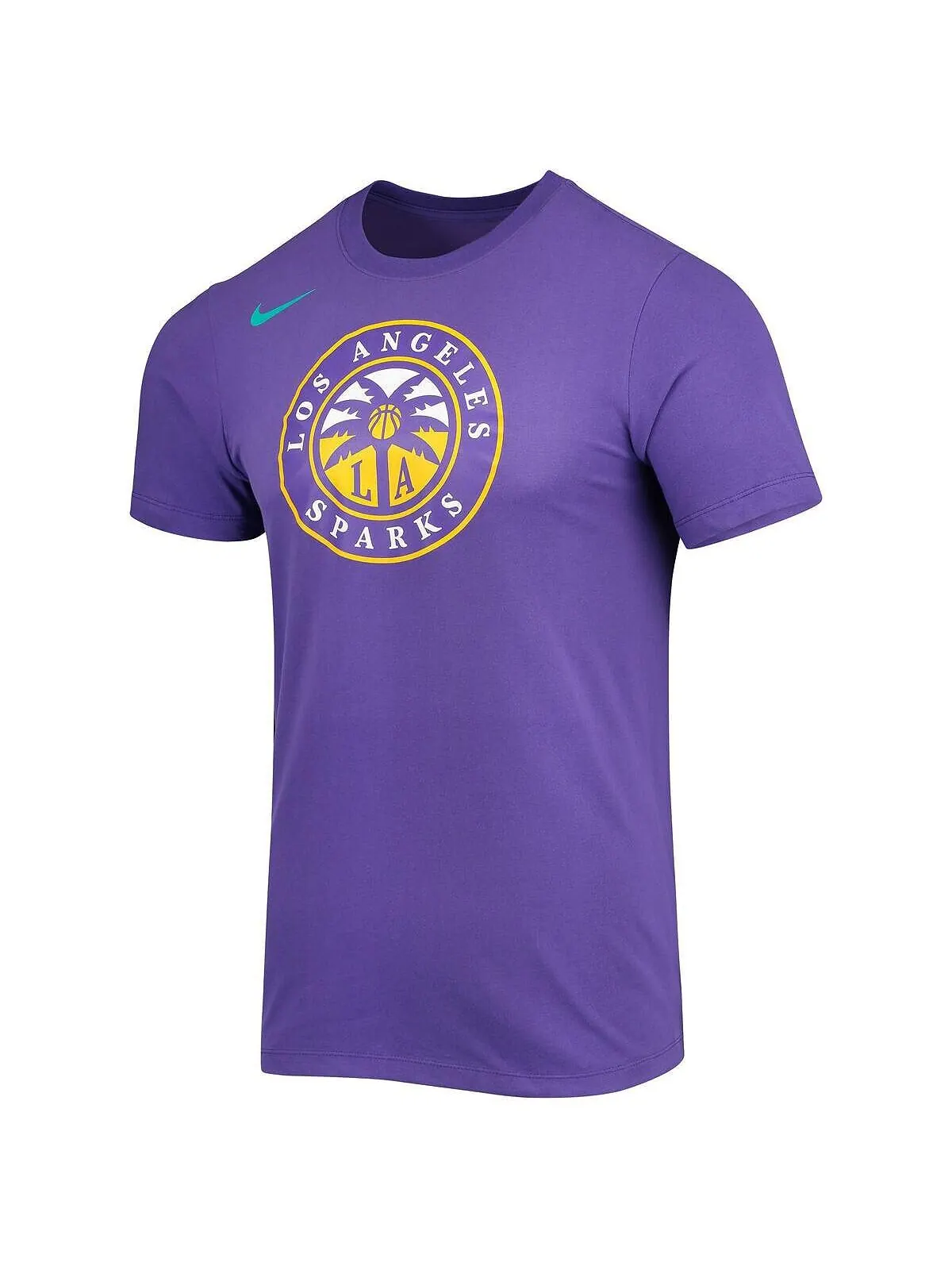 Мужская фиолетовая футболка с логотипом los angeles sparks Nike — изображение 2 из 3, фиолетовый