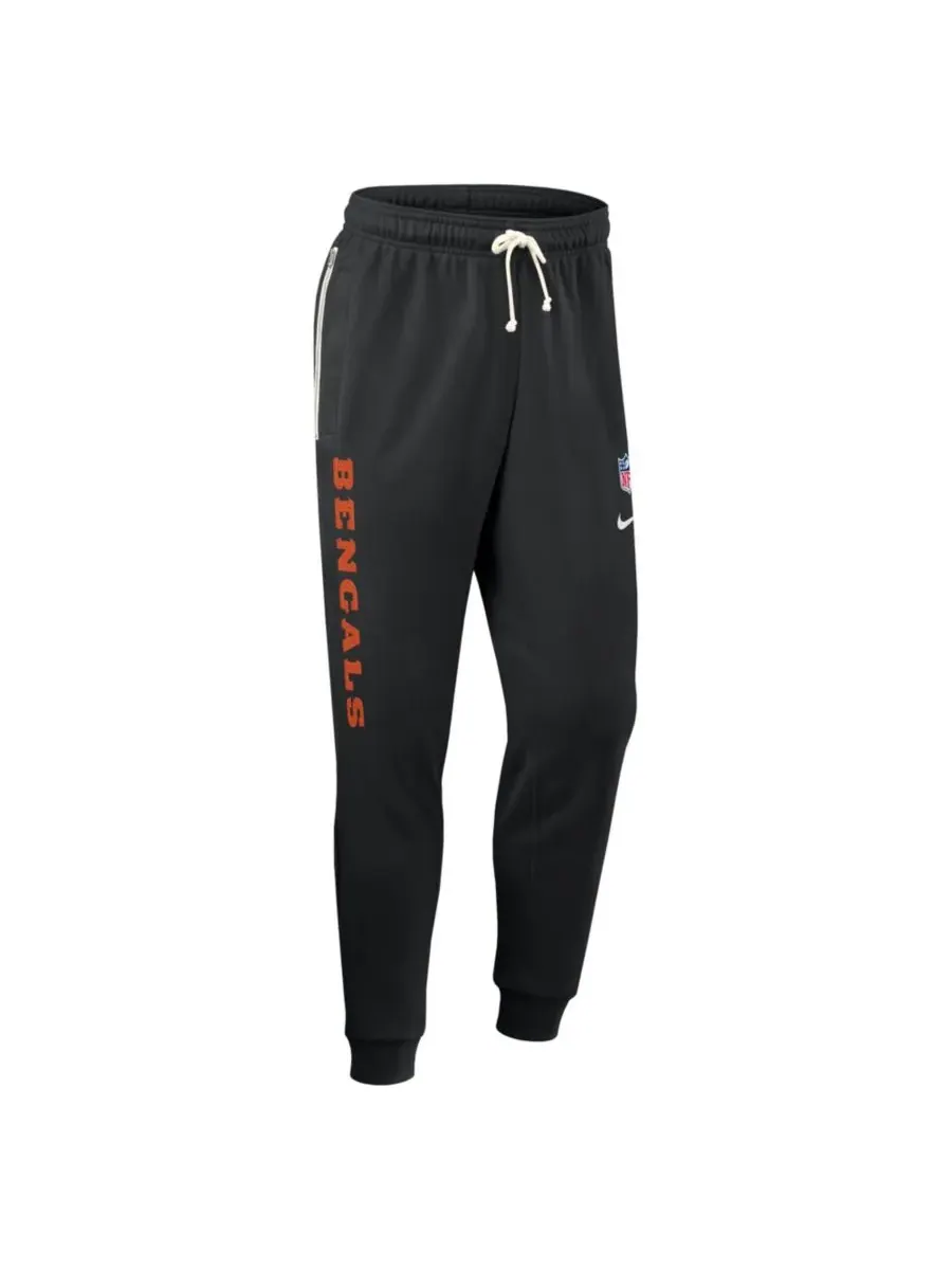 Nike Мужские черные брюки Cincinnati Bengals Sideline Standard Issue Ground Game Dri-FIT Taper Pants — изображение 5 из 5