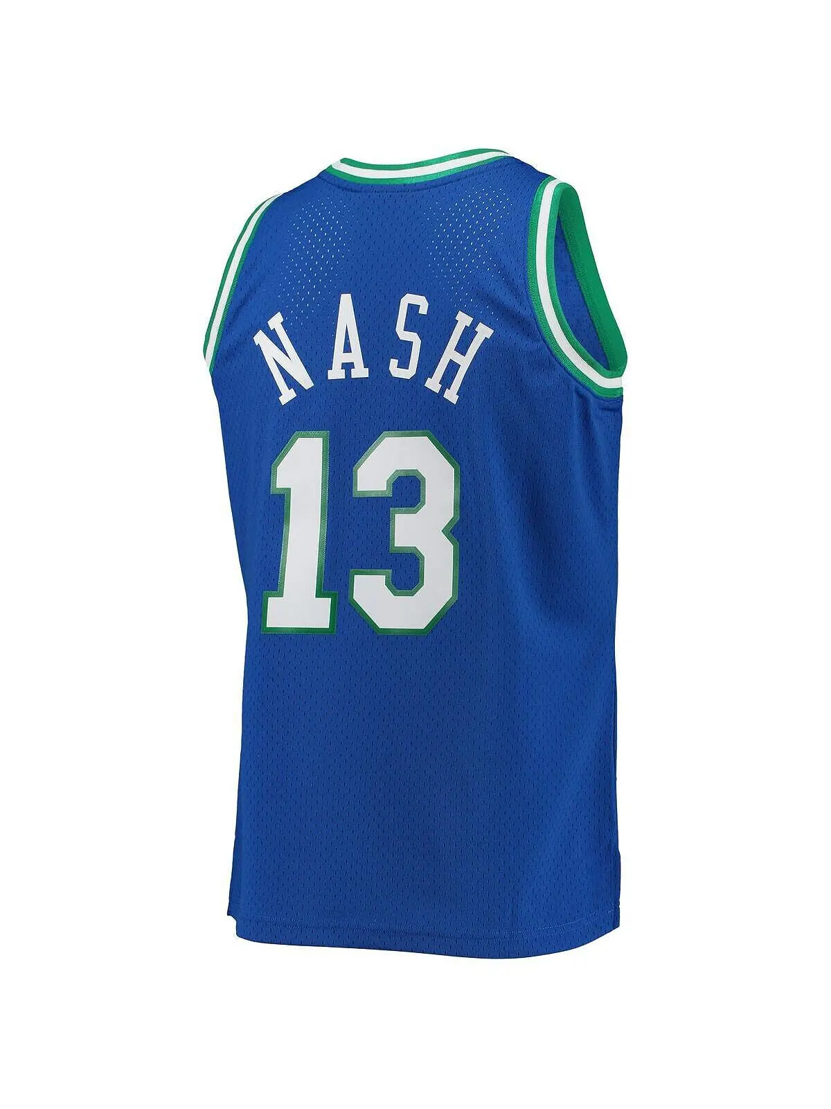 Мужская синяя майка Steve Nash Dallas Mavericks Hardwood Classics Swingman Mitchell & Ness — изображение 2 из 3, синий