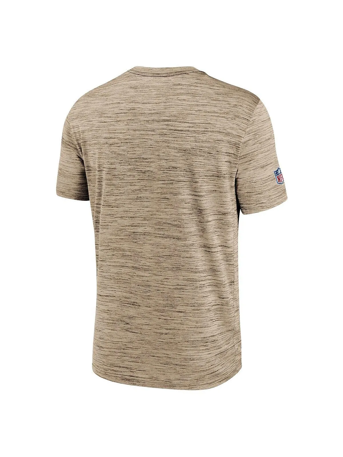 Мужская коричневая футболка Cleveland Browns Velocity Athletic Stack Performance Nike — изображение 2 из 2, коричневый