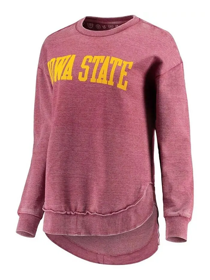 Женский свитшот в винтажном стиле Cardinal Iowa State Cyclones Pressbox — изображение 2 из 3