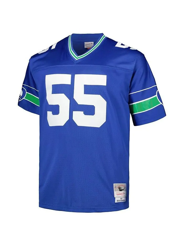 Мужская команда Brian Bosworth Royal Seattle Seahawks Big & Высокая футболка игрока Legacy 1987 — изображение 2 из 3