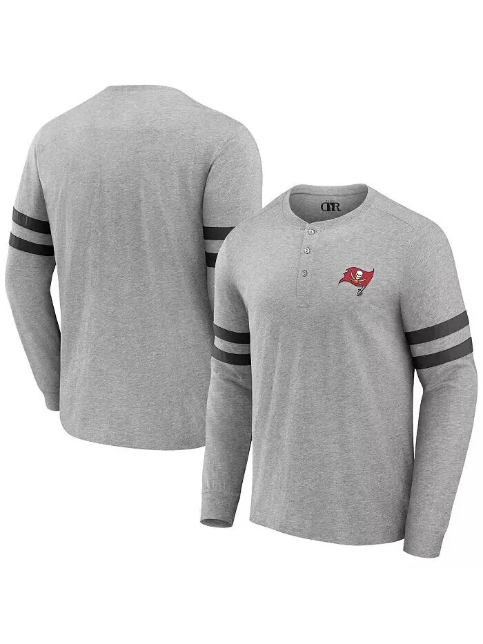 Мужская коллекция NFL x Darius Rucker от Heather Gray Tampa Bay Buccaneers футболка Henley с — изображение 1 из 3