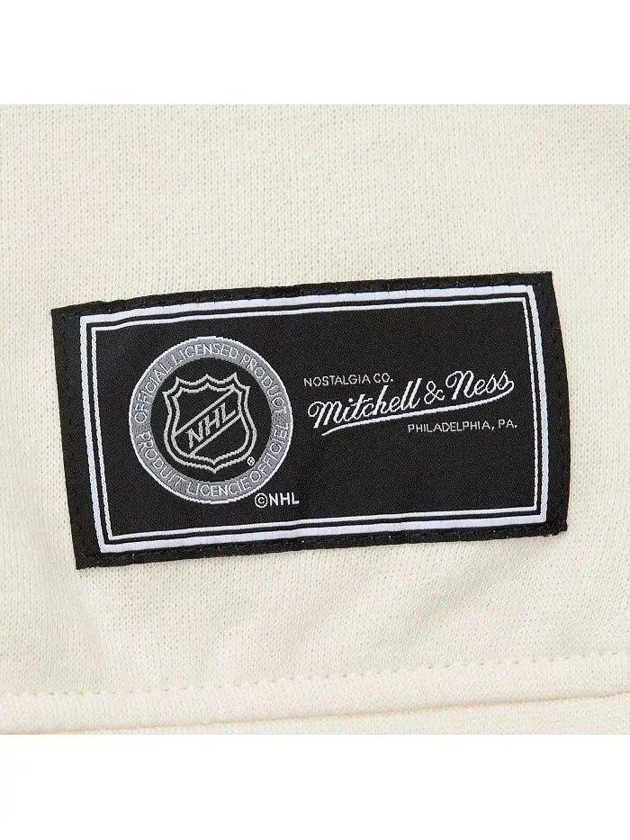 Женская кремовая толстовка-пуловер с логотипом Detroit Red Wings 3.0 Mitchell & Ness — изображение 3 из 5