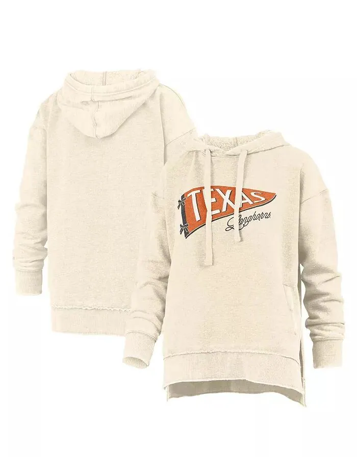 Женская кремовая толстовка с капюшоном Texas Longhorns Marni Pressbox — изображение 1 из 3