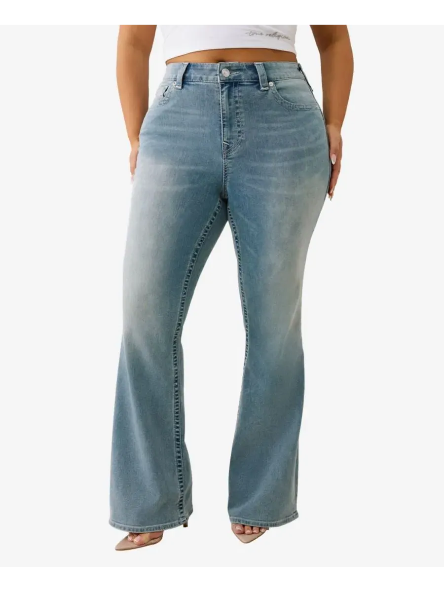 Джинсы Becca Bootcut Mid-Rise больших размеров True Religion — изображение 1 из 3